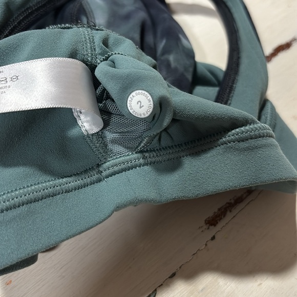 LULULEMON ALIGN TANK *WAIST DIAMOND DYE SILVER BLUE TIDEWATER TEAL GRAPHITE NWT - Picture 6 of 8